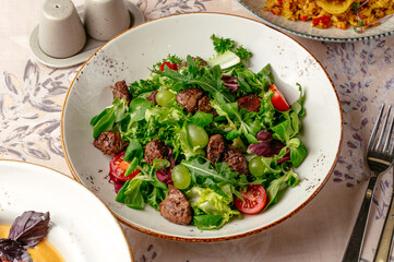 food from the restaurant for the menu