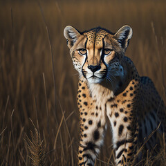 Cheetah photography, generative ai