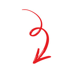 red arrow icon vector	
