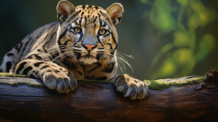 Clouded leopard. The clouded leopard, also called mainland clouded leopard, is a wild cat...
