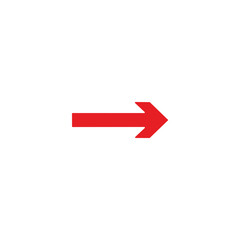 red arrow icon vector	
