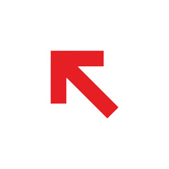 red arrow icon vector	
