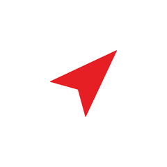 red arrow icon vector	
