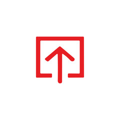 red arrow icon vector	
