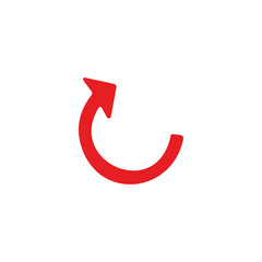 red arrow icon vector	
