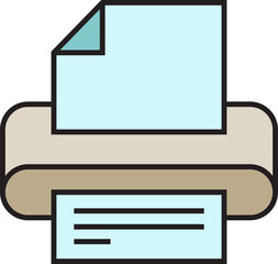 Printer Icon Illustration
