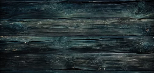 old dark blue painted wood wall © Yi_Studio