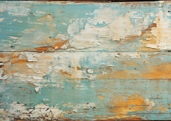 Fototapeta na wymiar old white and blue painted wood wall