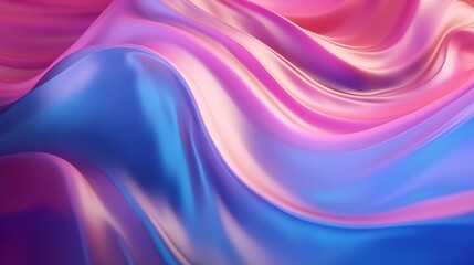 Obraz premium wallpaper abstrack organic liquid ilustration pink and purple