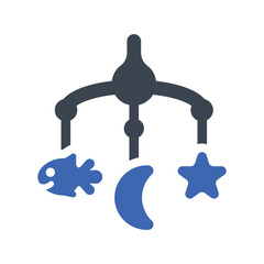Baby mobile toy Icon