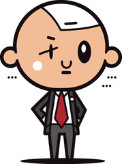 Businessman feeling sad   Cartoon Vector IllustrationÃ¯Â»Â¿