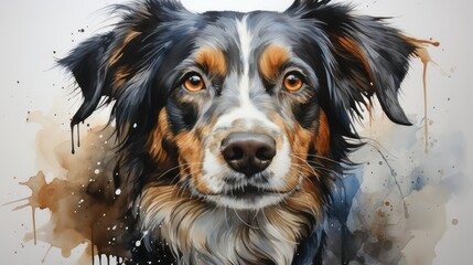 portrait of a dog