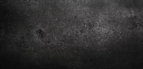 Rolgordijnen Elegant black background vector illustration with vintage distressed grunge texture and dark gray charcoal color paint, black stone or concrete wall, black banner © grigoryepremyan
