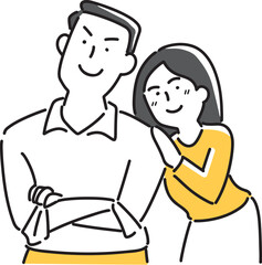 男性に甘える女性