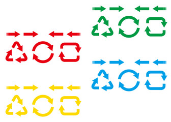 リサイクルマークセット