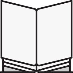 Book Icon Illustration
