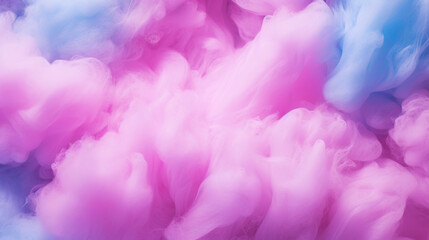Fototapeta premium Neon pastel cotton candy background. Candy floss texture. Generative AI