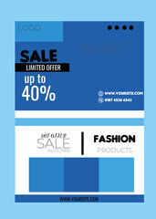 Fashion flyer template