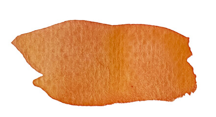 Abstract orange watercolor dot for background