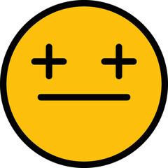 Fototapeta premium Blink Eye Face Emoji 