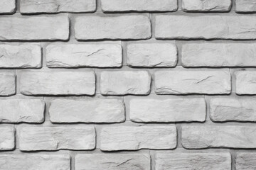 Gray brick wall. Home interior texture. Decorative wall panel background.