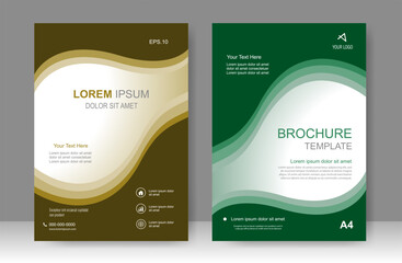 Book cover design modern. Annual report, Brochure template, Poster, Business Presentation, Education, Flyer, Portfolio, Banner, Website, Magazine. Vector illustration