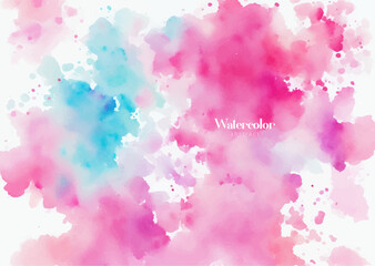 Abstract watercolor background with splashes, Abstract pink watercolor background, abstract watercolor background with watercolor splashes