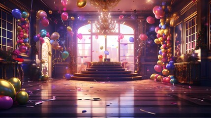 new year party background