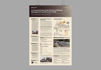 Scientific Case Study Poster Layout