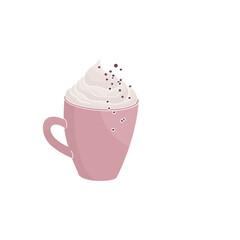 cup of coffee with whipped cream and topping