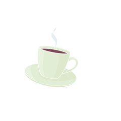 cup of black coffee	

