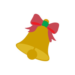 christmas bell isolated on white background