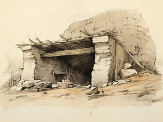 archaeological sketch