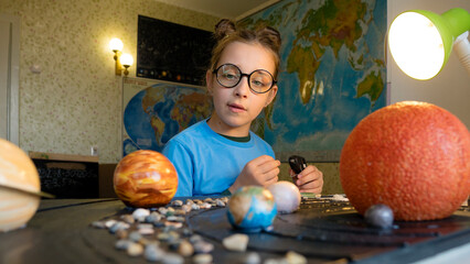 Young Astronomer's Playful Exploration