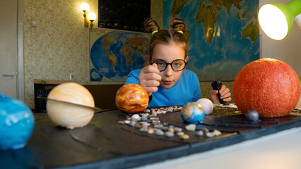 Young Astronomer's Playful Exploration