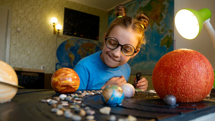 Young Astronomer's Playful Exploration