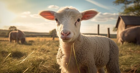 The harmonious interactions and life of farm animals, showcasing the simplicity and beauty of rural life. Generative AI