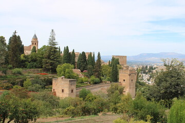 View of the Alhambra, Granada, Spain