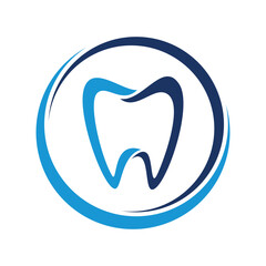 Obraz premium dental clinic logo icon