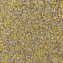 Paper of fabric sequin design closeup in gold and silver