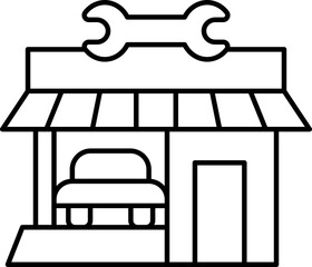 auto parts store  icon