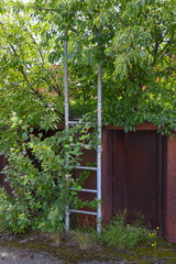 Spundwand mit Spundwandleiter