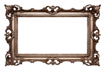 Bronze painting frame, cut out