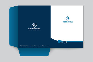 Obraz premium Healthcare presentation folder design