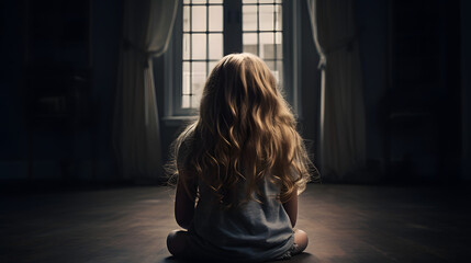 Unveiling the Silent Struggle: Soaring Child Depression Rates, AI Generated