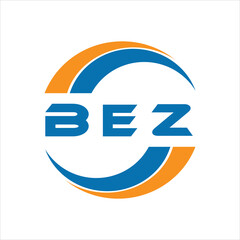 BEZ letter logo design on a white background or Monogram logo design for entrepreneur and business. - obrazy, fototapety, plakaty