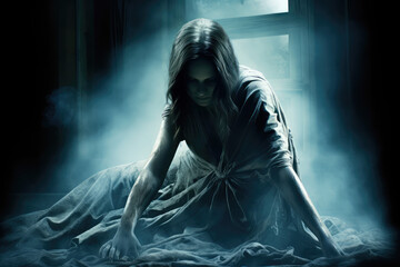 Lurking Shadows and Unseen Terrors: The Frightening Tale of a Possessed Woman or a Malevolent Ghost - Generative AI