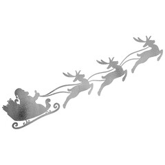Santa Claus Flying With Deers © GloryStarDesigns