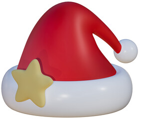 Santa hat Christmas adornment