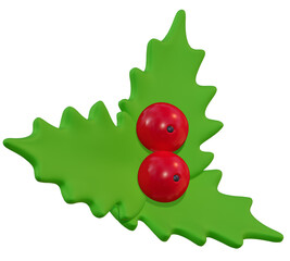 Cherry ornaments for Christmas